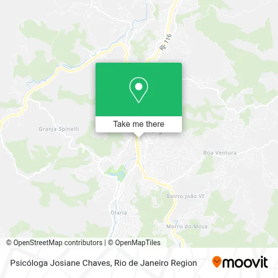 Psicóloga Josiane Chaves map