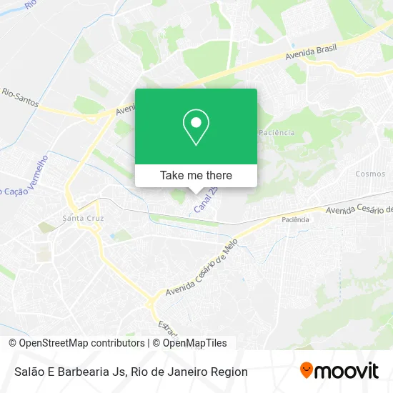Salão E Barbearia Js map