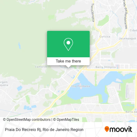 Praia Do Recreio Rj map