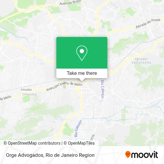 Orge Advogados map