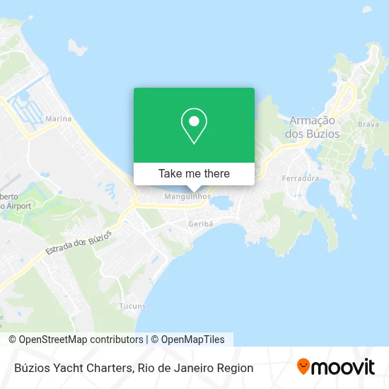 Búzios Yacht Charters map