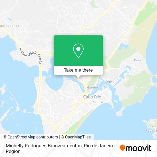 Michelly Rodrigues Bronzeamentos map