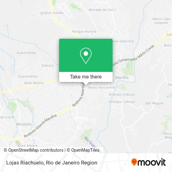 Lojas Riachuelo map