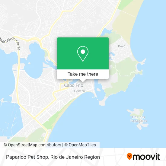 Paparico Pet Shop map