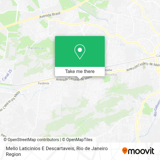 Mello Laticinios E Descartaveis map