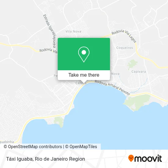 Táxi Iguaba map