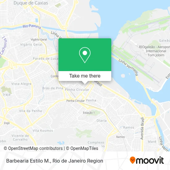 Barbearia Estilo M. map