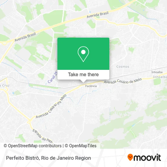 Perfeito Bistrô map