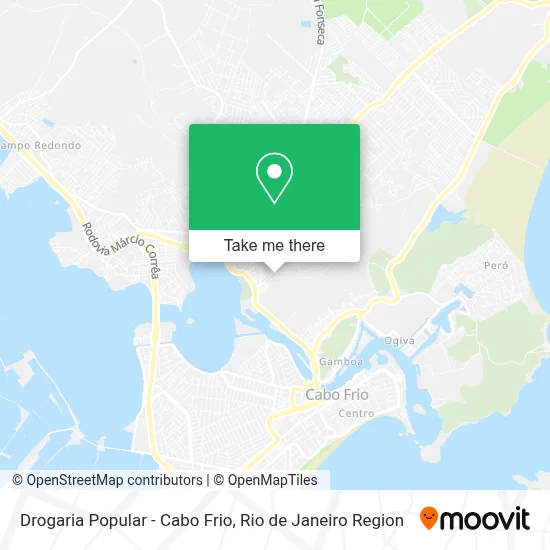 Drogaria Popular - Cabo Frio map