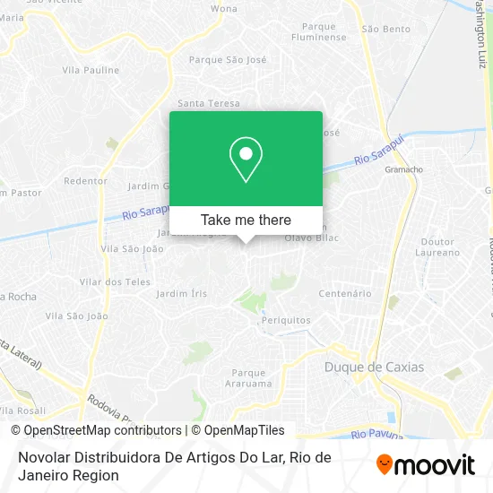 Novolar Distribuidora De Artigos Do Lar map