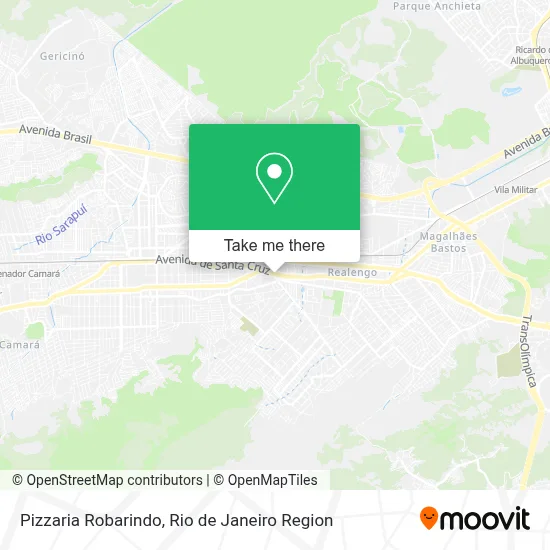 Pizzaria Robarindo map