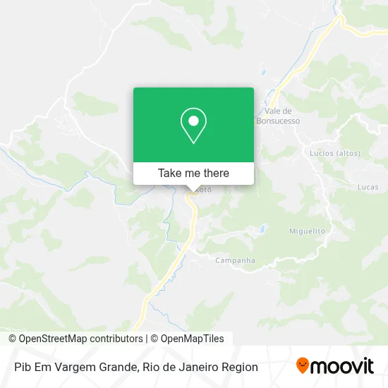 Pib Em Vargem Grande map