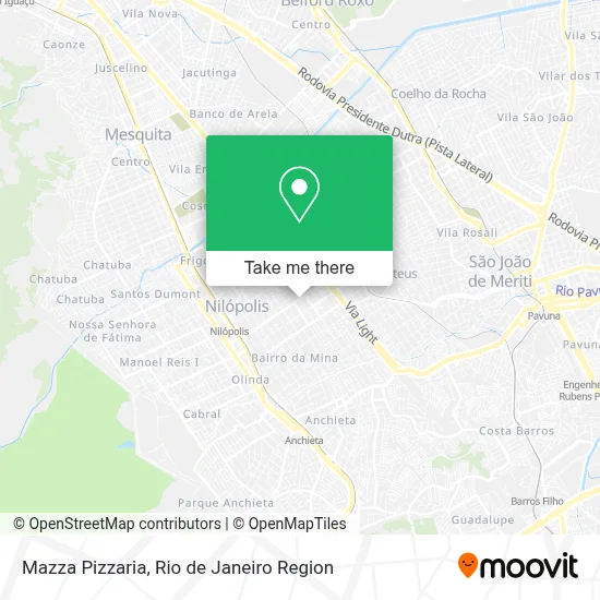 Mazza Pizzaria map
