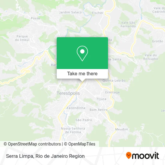 Serra Limpa map