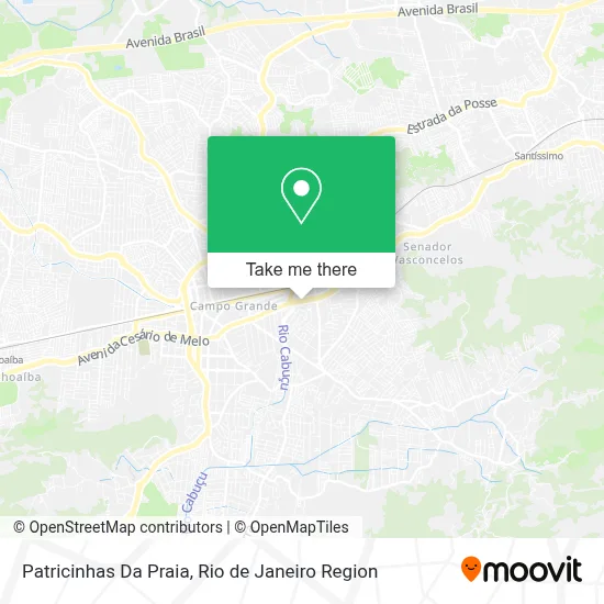 Patricinhas Da Praia map