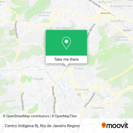 Centro Indigena Rj map