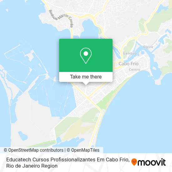Educatech Cursos Profissionalizantes Em Cabo Frio map