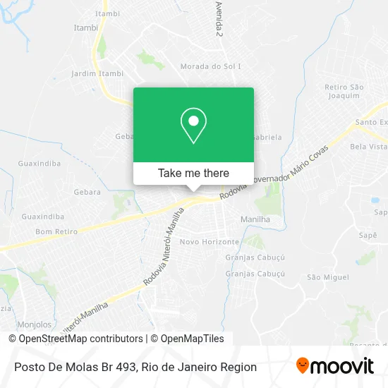 Posto De Molas Br 493 map