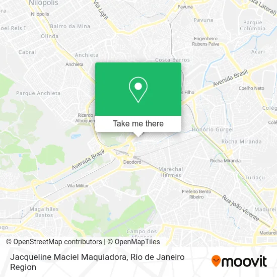 Jacqueline Maciel Maquiadora map