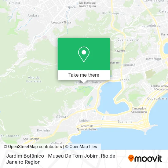 Jardim Botânico - Museu De Tom Jobim map