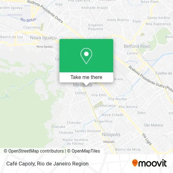 Café Capoly map