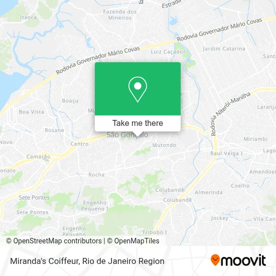 Miranda's Coiffeur map