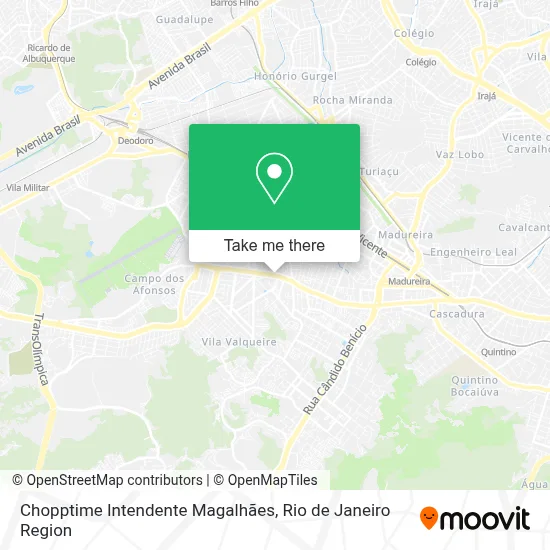 Chopptime Intendente Magalhães map