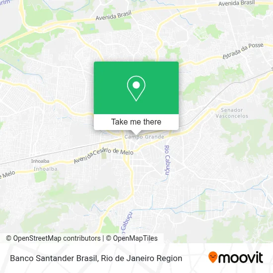 Banco Santander Brasil map