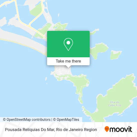 Pousada Relíquias Do Mar map