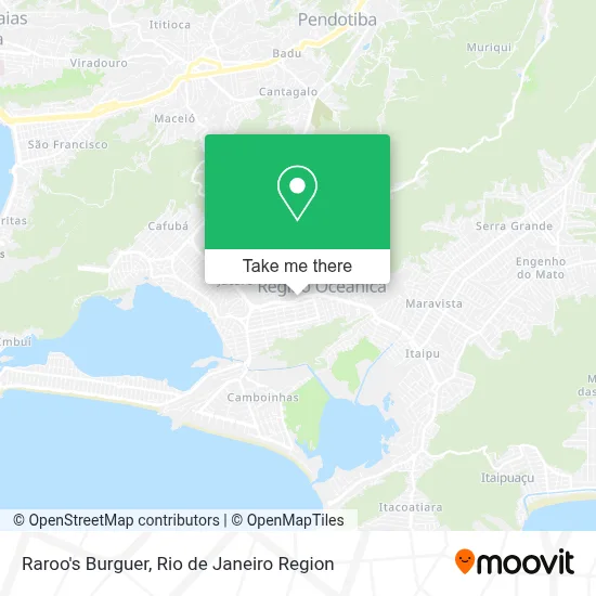 Raroo's Burguer map
