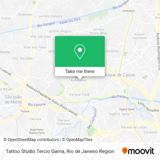 Tattoo Studio Tercio Gama map