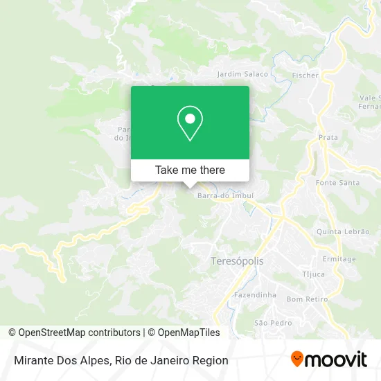 Mirante Dos Alpes map