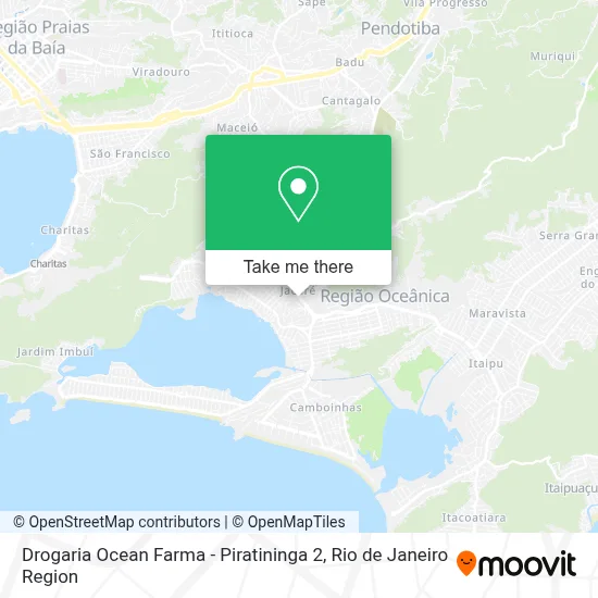 Drogaria Ocean Farma - Piratininga 2 map
