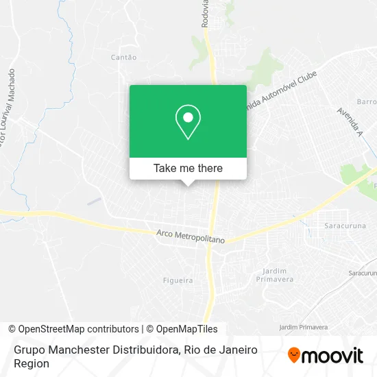 Grupo Manchester Distribuidora map