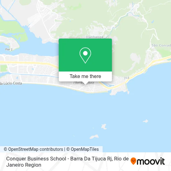 Conquer Business School - Barra Da Tijuca Rj map