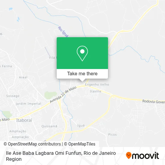 Ile Ase Baba Lagbara Omi Funfun map
