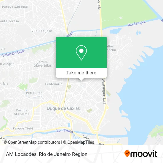 AM Locacóes map