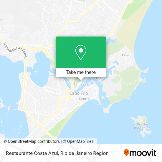 Restaurante Costa Azul map