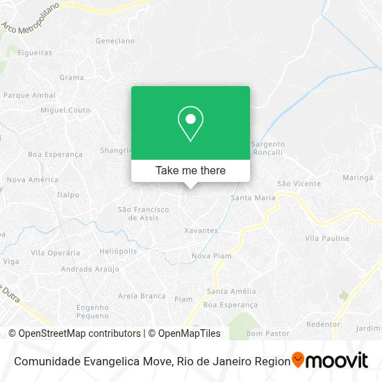 Comunidade Evangelica Move map