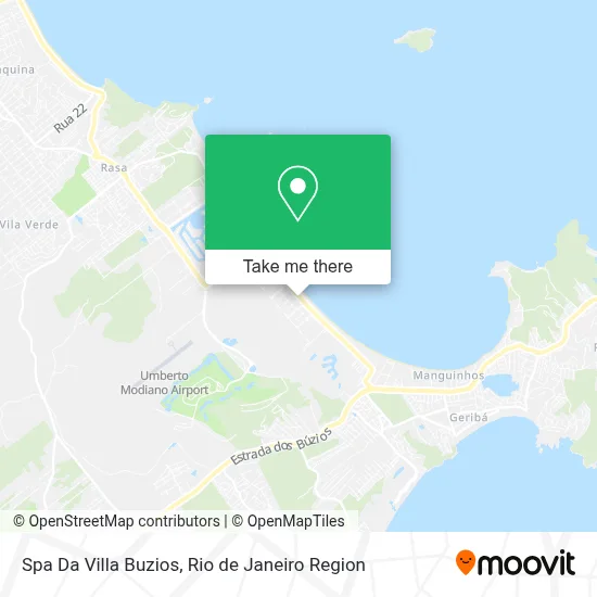 Spa Da Villa Buzios map