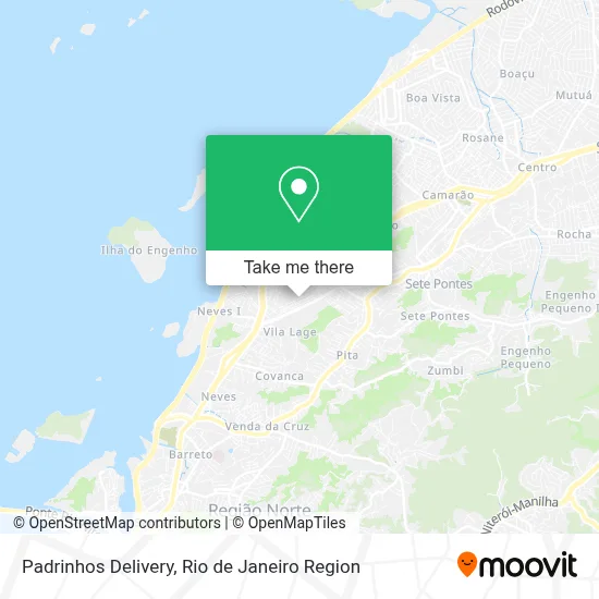 Padrinhos Delivery map