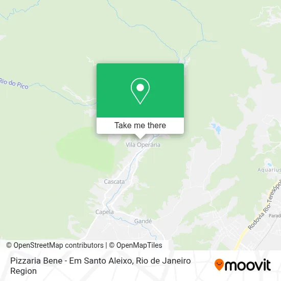 Pizzaria Bene - Em Santo Aleixo map