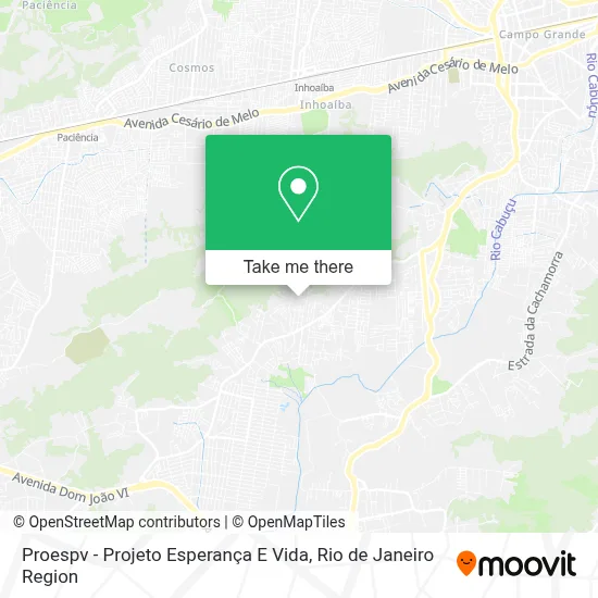 Proespv - Projeto Esperança E Vida map