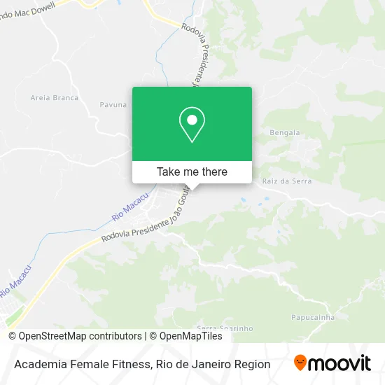 Academia Female Fitness map