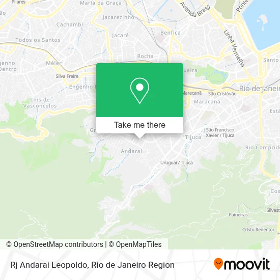 Rj Andarai Leopoldo map
