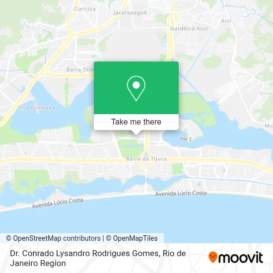 Dr. Conrado Lysandro Rodrigues Gomes map