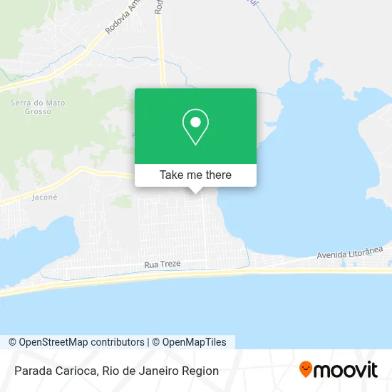 Parada Carioca map