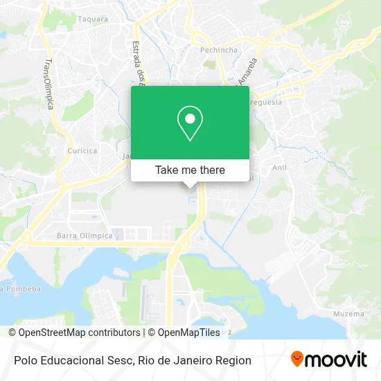 Polo Educacional Sesc map