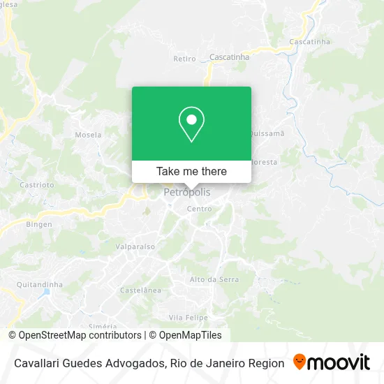 Cavallari Guedes Advogados map
