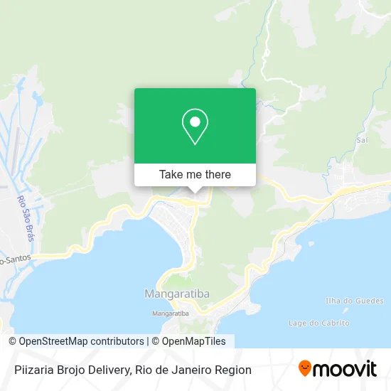 Piizaria Brojo Delivery map